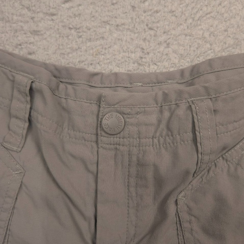 The North Face Womens Nylon Hiking Shorts Gray 33W 8.5 Inseam Outdoor Trail - Picture 7 of 12